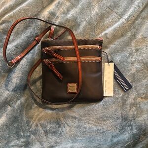 Dooney & Bourke Dark Brown Messenger Bag